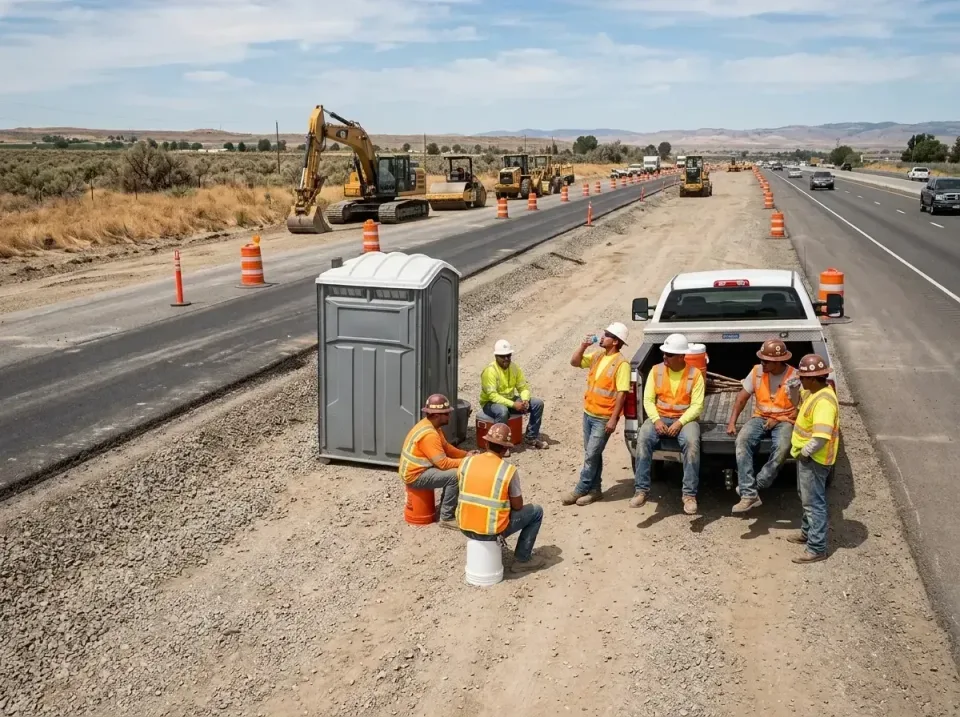 highway-road-construction-crew-007 — frequently asked questions, Porta Potty and Restroom Rentals in Oak Grove, VA